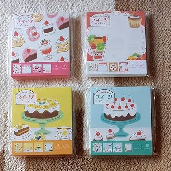 スイーツパーティー　メモ帳【32枚】おすそ分け　イオン限定　古川紙工　バラメモ Amazon.co.jp: 品 イオン限定 古川紙工 メモ スイーツパーティー